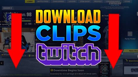 Click the three-dotted button next to a video, then select <b>Download</b>. . Download twitch clips